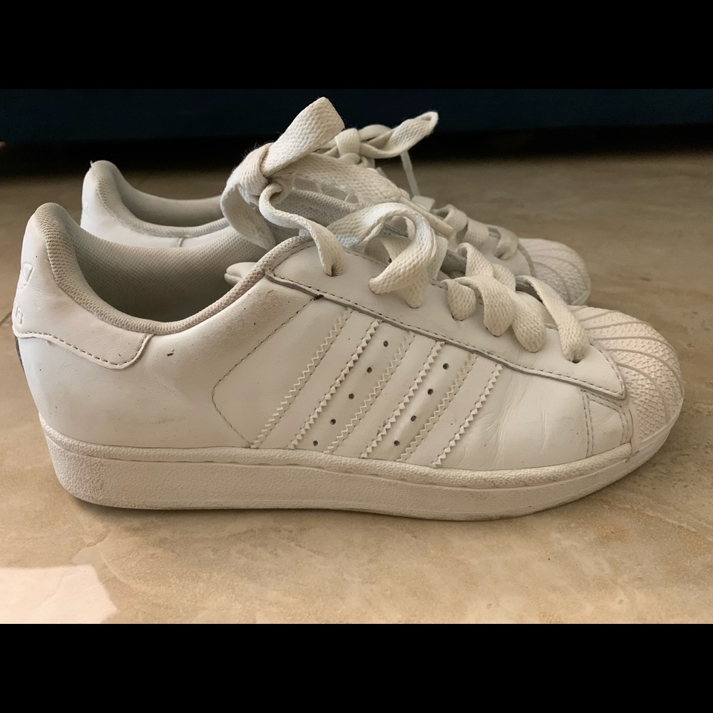 Big Boy or Girl Shell Toe Adidas